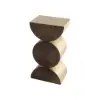 350mm Metal Art Decor Gold Side Table
