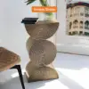 350mm Metal Art Decor Gold Side Table