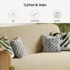 152 cm 2-Seater Cotton & Linen Pull-out Sofa Sofa with Rotating Tray