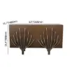 Mid Century Modern 160 cm Walnut Sideboard with Branch Design & 2 Doors