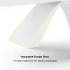 71" Modern White Computer Desk Rectangular Executive & Reclining Leather Office Chair