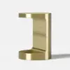 C Shaped Side Table Gold Cocktail Table