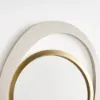 Modern 4-Piece 600mm Large White & Gold Abstract Geometry Wall Mirror Decor Living Room