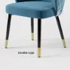 Arcora Blue Velvet Dining Chair with Upholstered, 4 Pieces