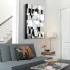 100 cm Glam Irregular Silver Decorative Frameless Earthquake Wall Mirror
