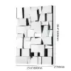 100 cm Glam Irregular Silver Decorative Frameless Earthquake Wall Mirror