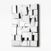 100 cm Glam Irregular Silver Decorative Frameless Earthquake Wall Mirror