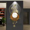 1180mm Modern 3D Golden Metal Ginkgo Leaf Geometric Wall Art with Marble Accent