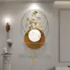 1180mm Modern 3D Golden Metal Ginkgo Leaf Geometric Wall Art with Marble Accent
