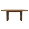 Fluve 200 - 240 cm Extendable Oval Walnut Dining Table, Seats 6-8