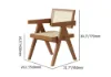 1630mm-2030mm Extendable Walnut Dining Table & 6 Walnut Japandi Rattan Dining Chairs