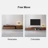 Fero Extendable Walnut TV Stand & Nesting Coffee Table Set
