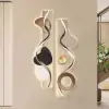 1000mm Modern Abstract Geometric Multi-colour Acrylic Wall Art with LED Backlighting