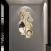 1000mm Modern Abstract Geometric Multi-colour Acrylic Wall Art with LED Backlighting
