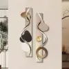 1000mm Modern Abstract Geometric Multi-colour Acrylic Wall Art with LED Backlighting