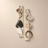 1000mm Modern Abstract Geometric Multi-colour Acrylic Wall Art with LED Backlighting