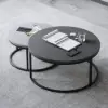 Fero Extendable Grey TV Stand & Nesting Coffee Table Set