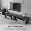 Fero Extendable Grey TV Stand & Nesting Coffee Table Set