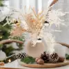 Christmas Rime Artifical Flower in Vase with Decorative Balls
