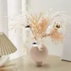 Christmas Rime Artifical Flower in Vase with Decorative Balls