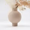 Christmas Rime Artifical Flower in Vase with Decorative Balls