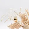 Christmas Rime Artifical Flower in Vase with Decorative Balls