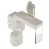 Humply white leather dressing table set with 2 stylish nightstands