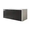 1830mm Large White & Black Kitchen Island & 2 Swivel Bar Stools Set Curved Back Beige