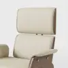 Modern White Standing Computer Desk & Upholstered Swivel Task Chair Set (1500mm ) – Home Office
