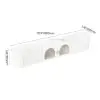 1800mm White Sintered Stone Floating Wall-Mounted TV Stand