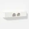 1800mm White Sintered Stone Floating Wall-Mounted TV Stand