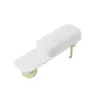 1000mm White & Gold Curved Console Table & Wooden Entryway Bench with Metal Legs