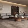 Picture of Distressed Black Limestone Look Antique Floor Tile for Shops, B&B, Balcony and Bathroom
