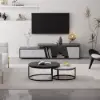Fero 120 - 180 cm Extendable TV Unit with 3 Drawers – 120cm