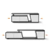 Fero 120 - 180 cm Extendable TV Unit with 3 Drawers – 120cm