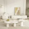 Extendable TV Stand & Abstract Coffee Table Set
