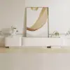 Extendable TV Stand & Abstract Coffee Table Set