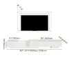 Extendable TV Stand & Abstract Coffee Table Set