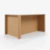 Mid-Century Modern 183 cm Glossy Sintered Stone Top Kitchen Island with Storage, Natural