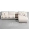 Picture of Vewal Modular Fabric Sectional Sofa Set with Walnut Coffee Table