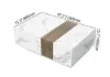 Vewal Modular Fabric Sectional Sofa Set with Wood Block Coffee Table