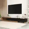 Quoint Extendable TV Stand & Coffee Table Set – Black