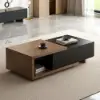 Quoint Extendable TV Stand & Coffee Table Set – Black