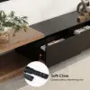 Quoint Extendable TV Stand & Coffee Table Set – Black
