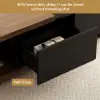 Quoint Extendable TV Stand & Coffee Table Set – Black