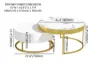Glossy Extendable TV Stand & Nesting Coffee Table Set