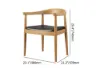 Oval Dining Table & Curved Back 4 Dining Chairs Upholstered Leather Solid Wood Top
