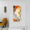 Modern Home Decor LED Wall Art with Unique Feather Design