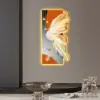 Modern Home Decor LED Wall Art with Unique Feather Design