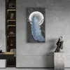 1000mm Modern LED Peacock Wall Art with USB Charging